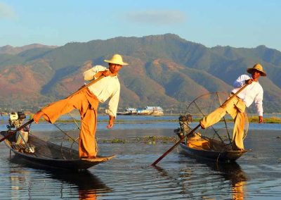 Inlay Lake in Burma